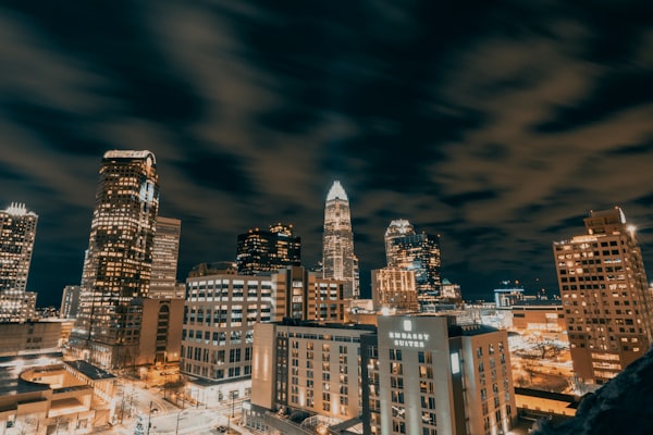 Charlotte, NC city skyline - E.R. Services coverage area